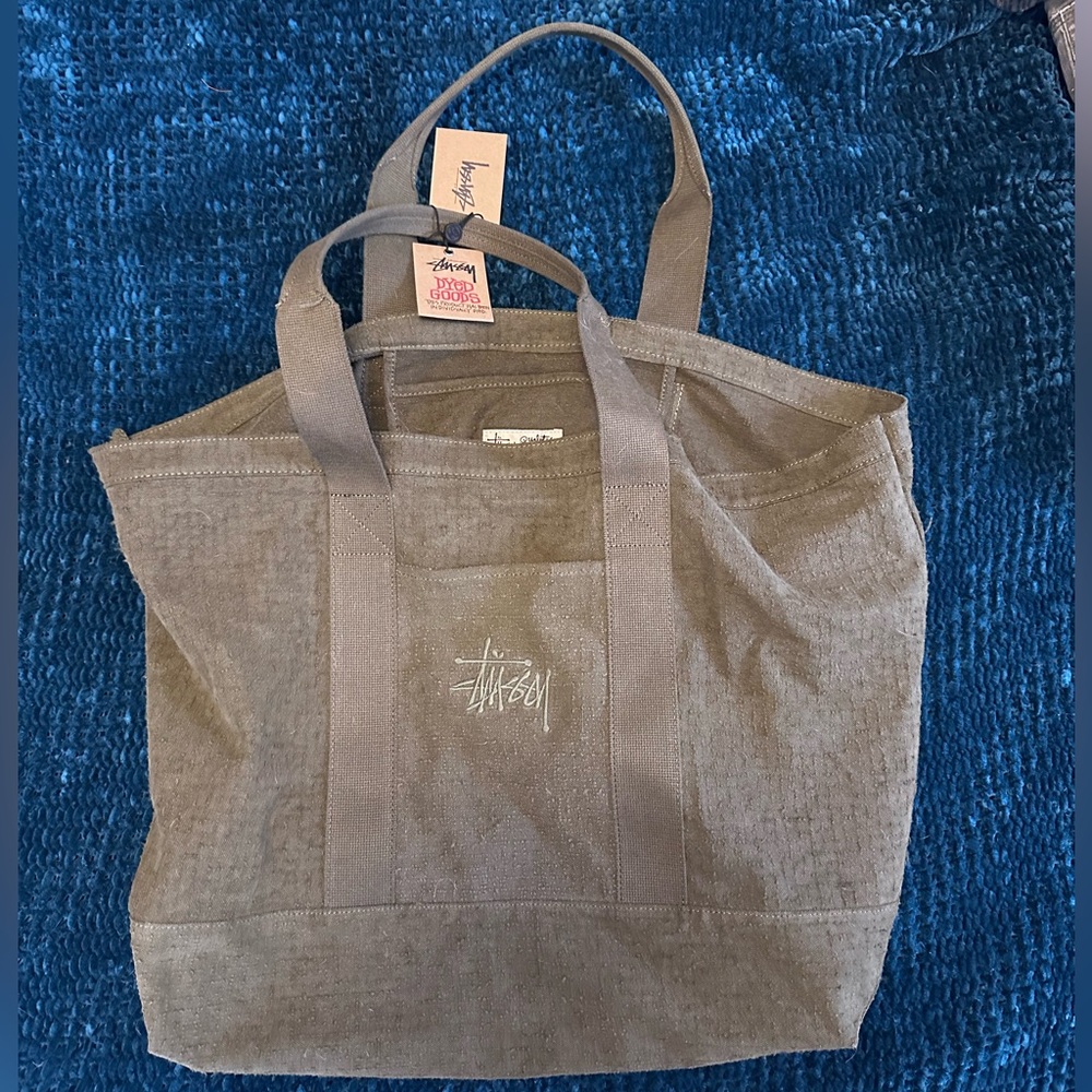 Stussy Needle Punch XL Tote NWT